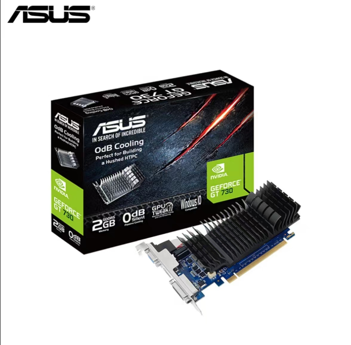 華碩 ASUS GeForce GT730-SL-2GD5-BRK  GDDR5 2GB 家庭娛樂(lè)顯卡